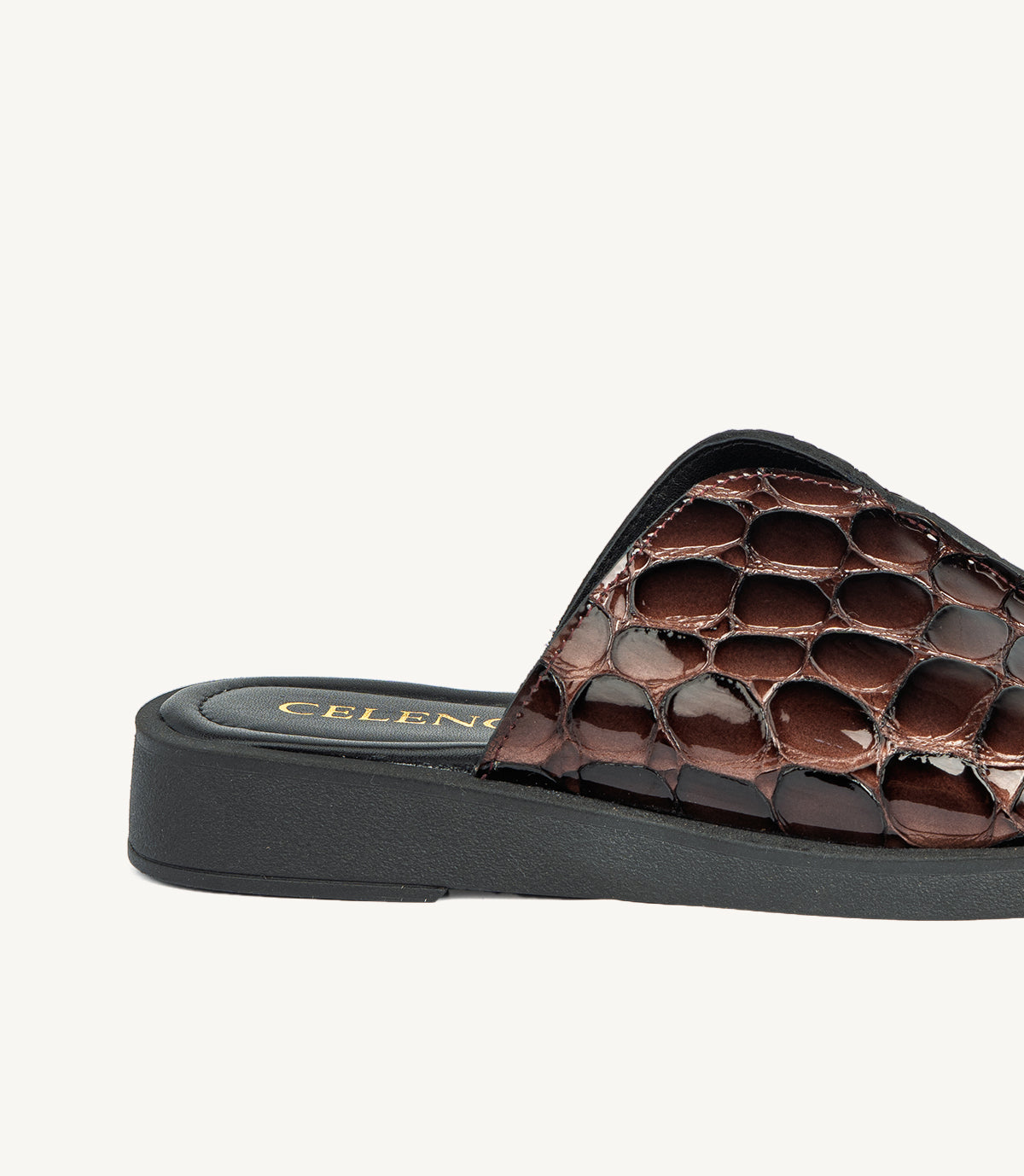 1894- SORENA CROCO MARRON