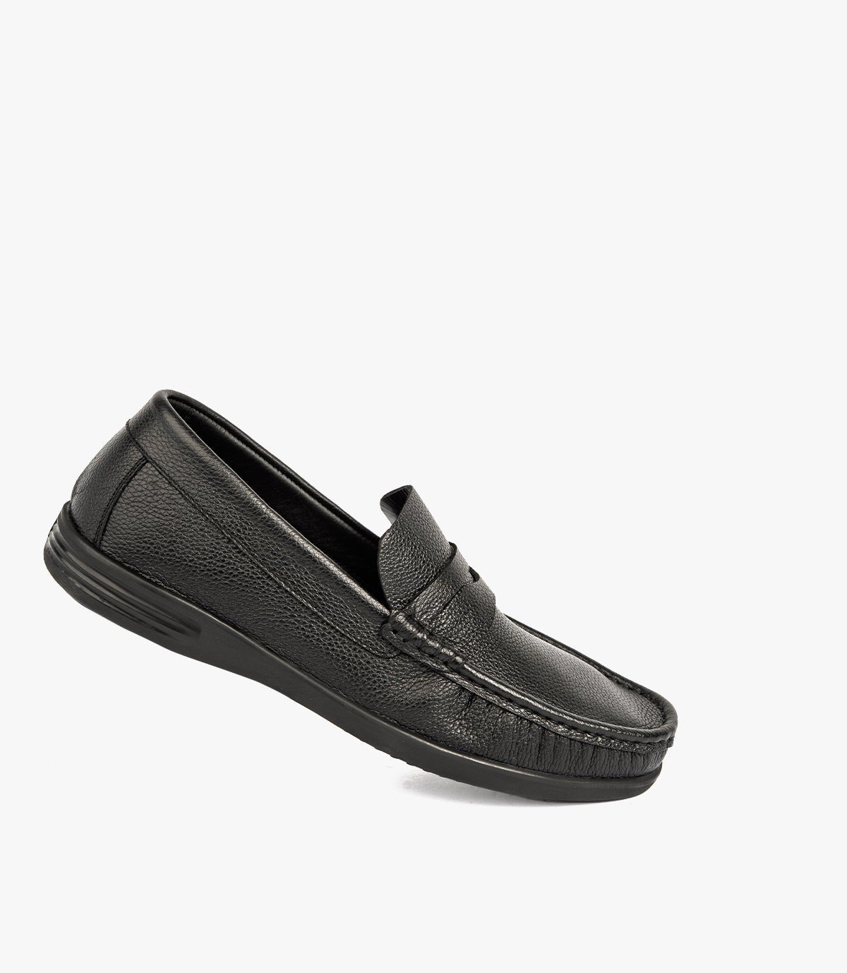 MOCASSIN EDEN En Cuir, Noir – CL146