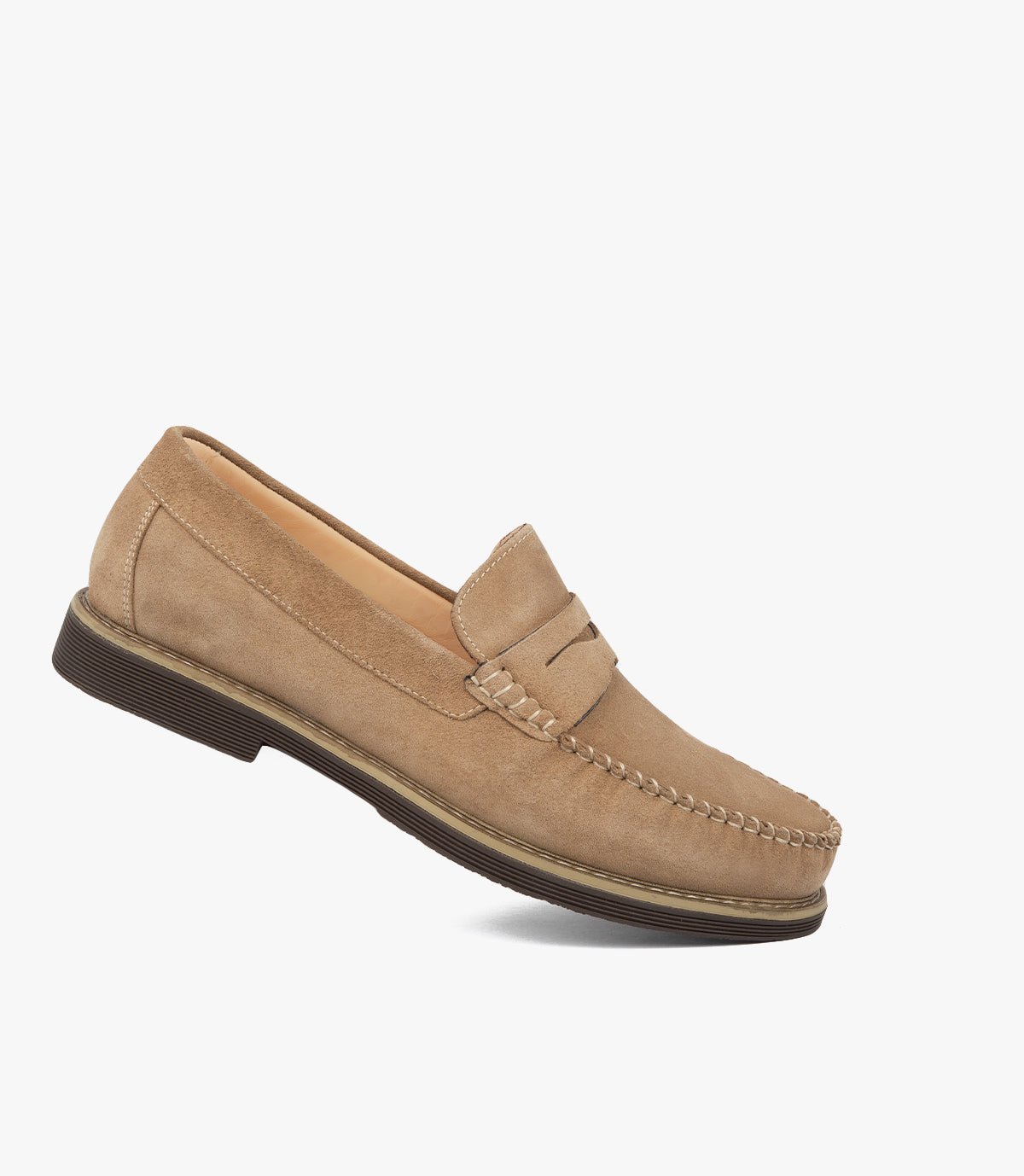 MOCASSIN Boris EN DAIM BEIGE- CL050