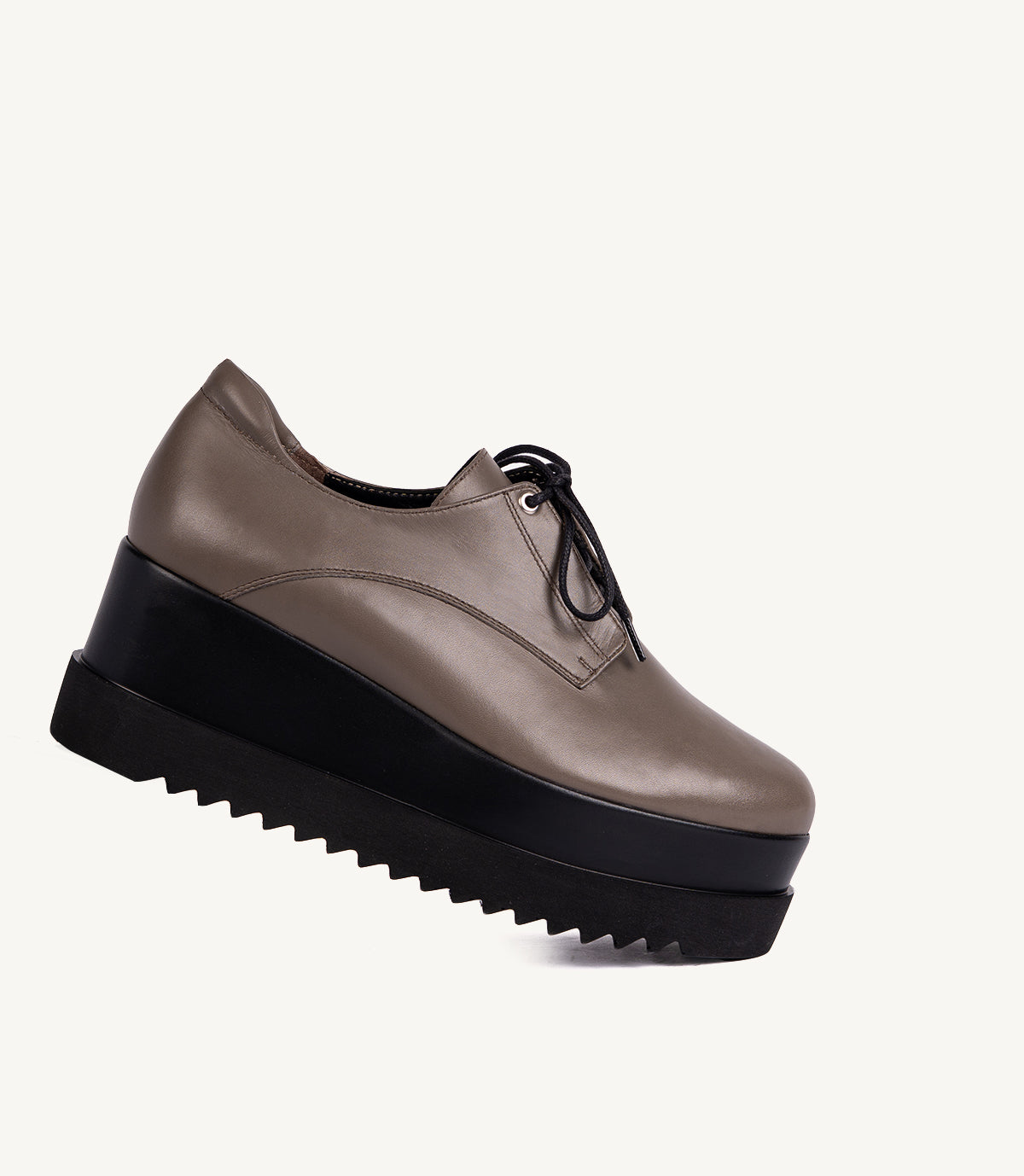 EVAN EN CUIR TAUPE