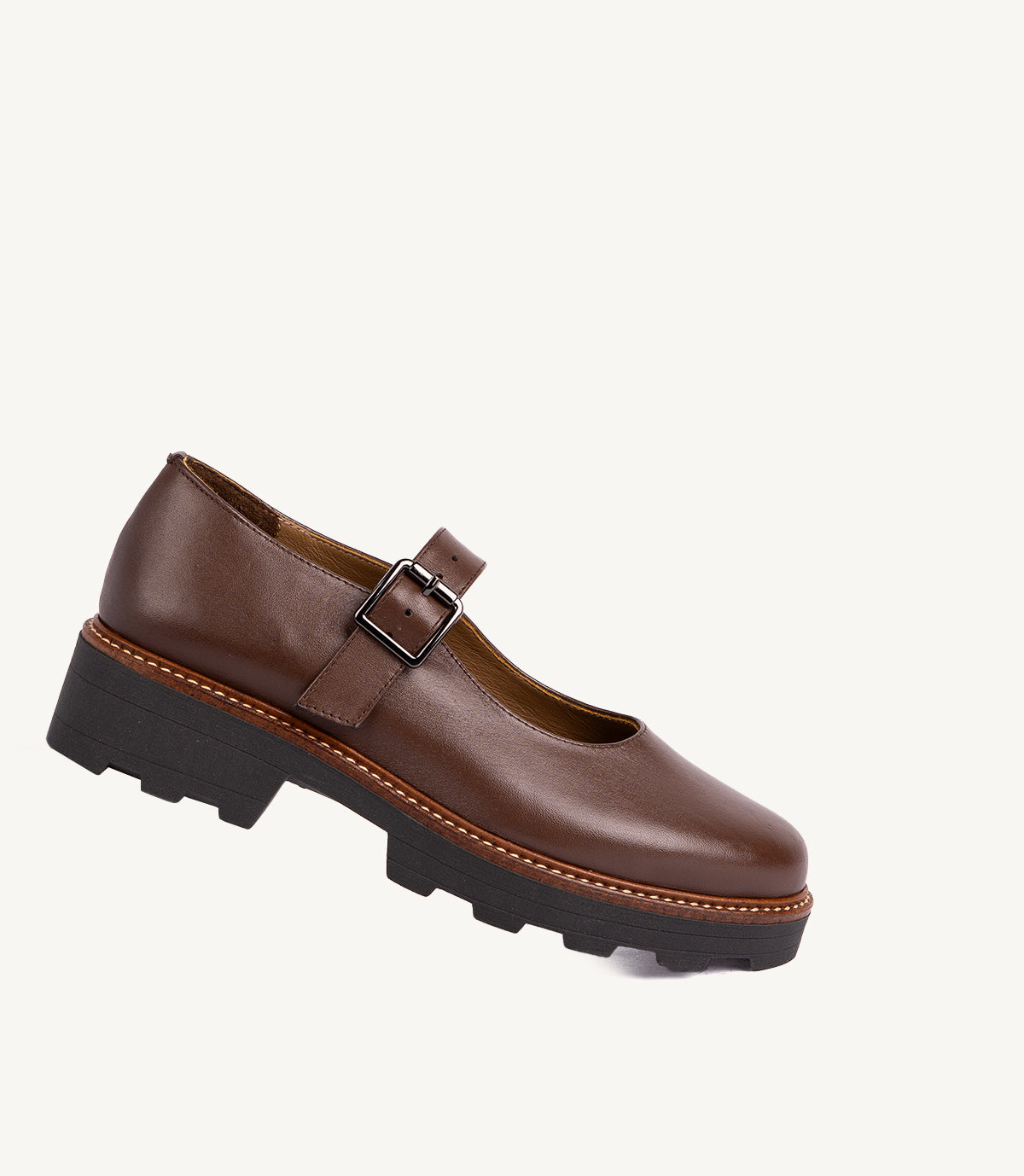 NAYA EN CUIR MARRON – CL2128