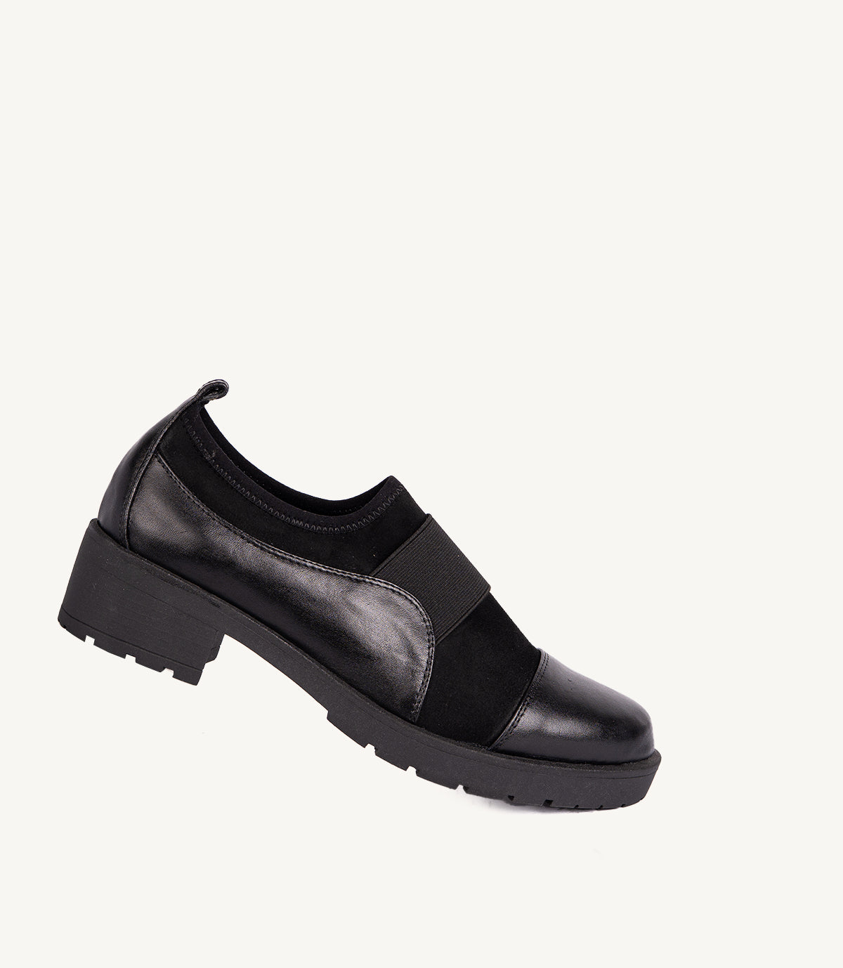 MILA EN CUIR ET DAIM NOIR – CL2505