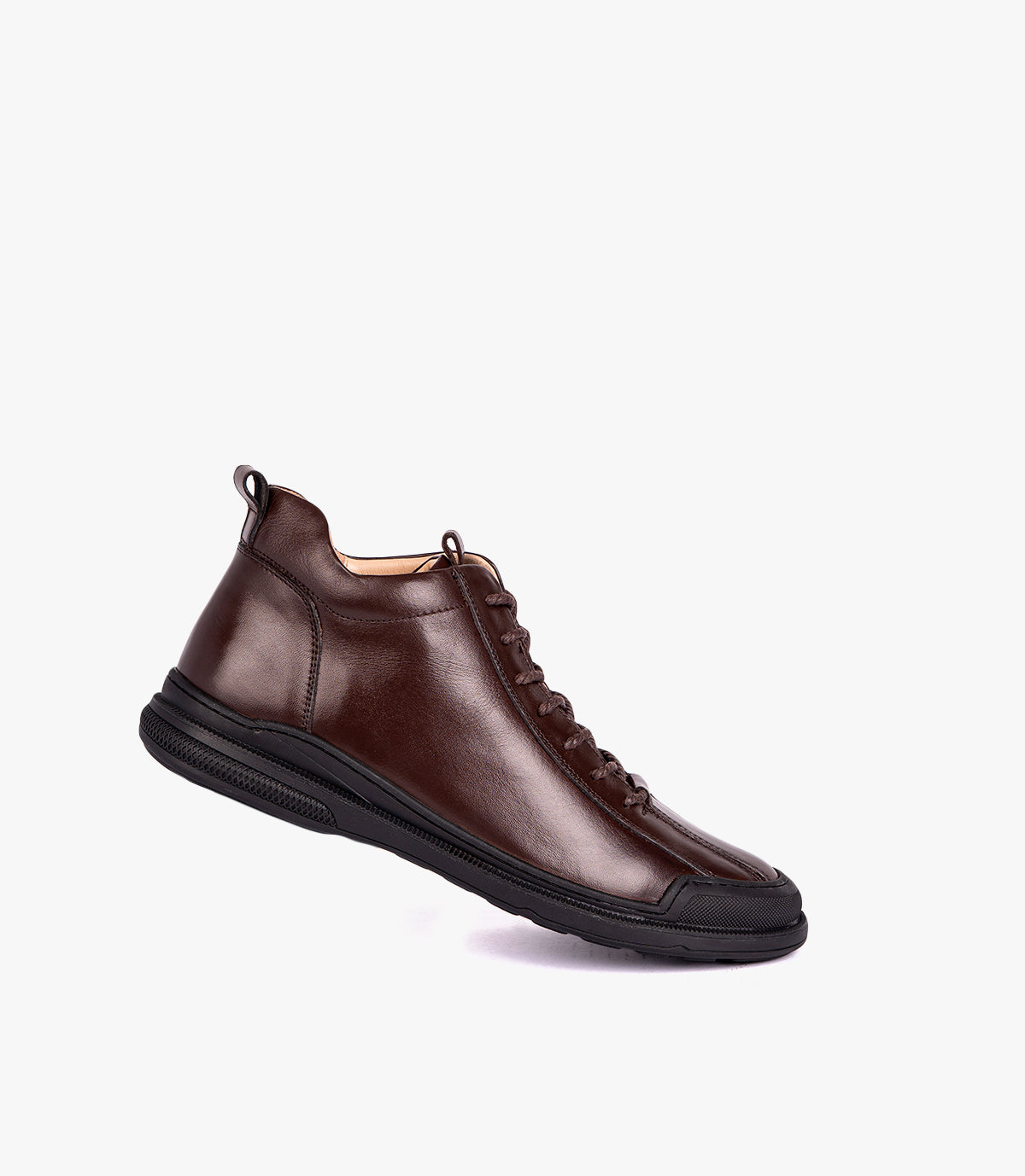 BOTTINE NIVEN EN CUIR MARRON - 346