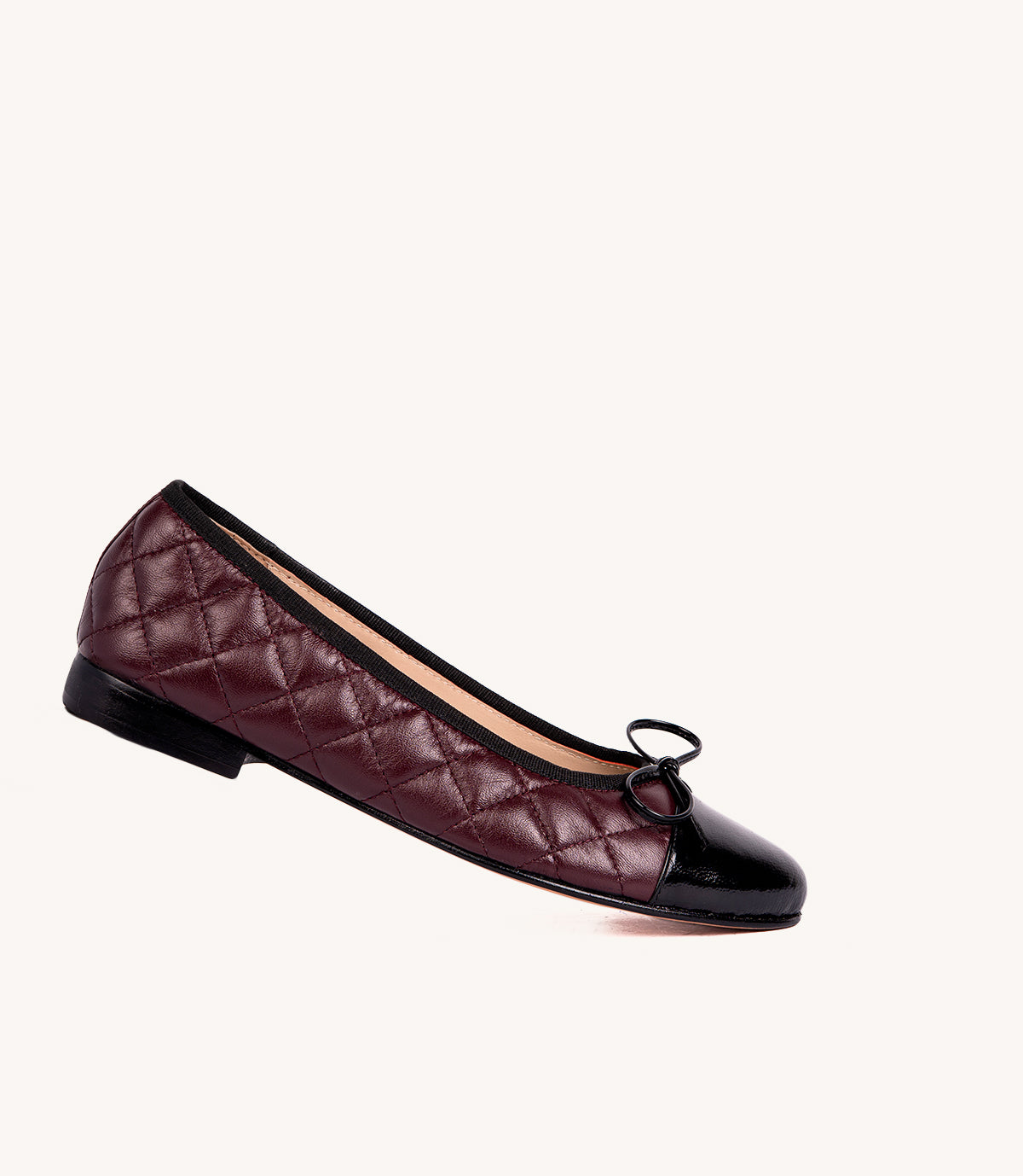 BETTY EN CUIR BORDEAUX