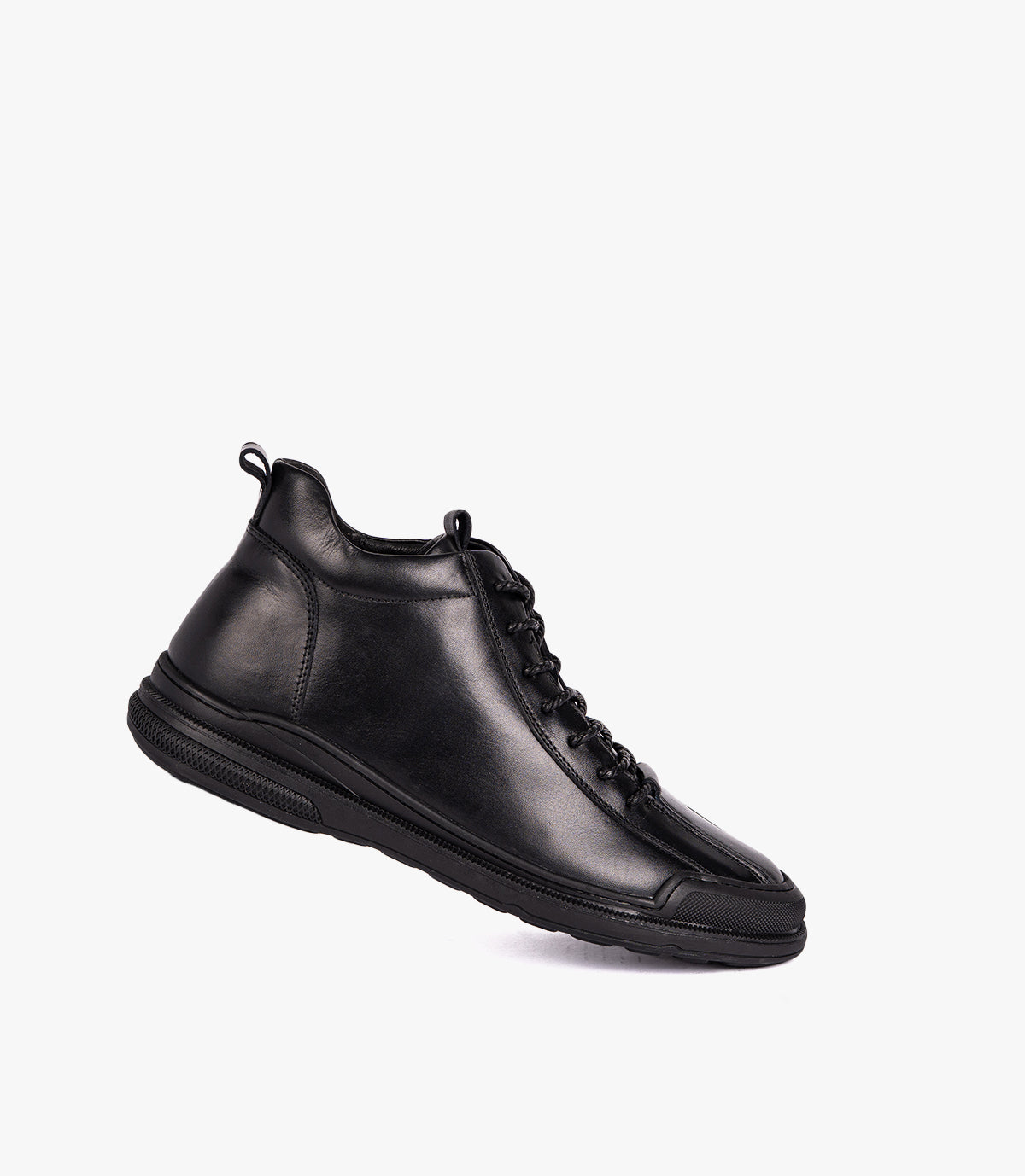 BOTTINE NIVEN EN CUIR NOIR - 346
