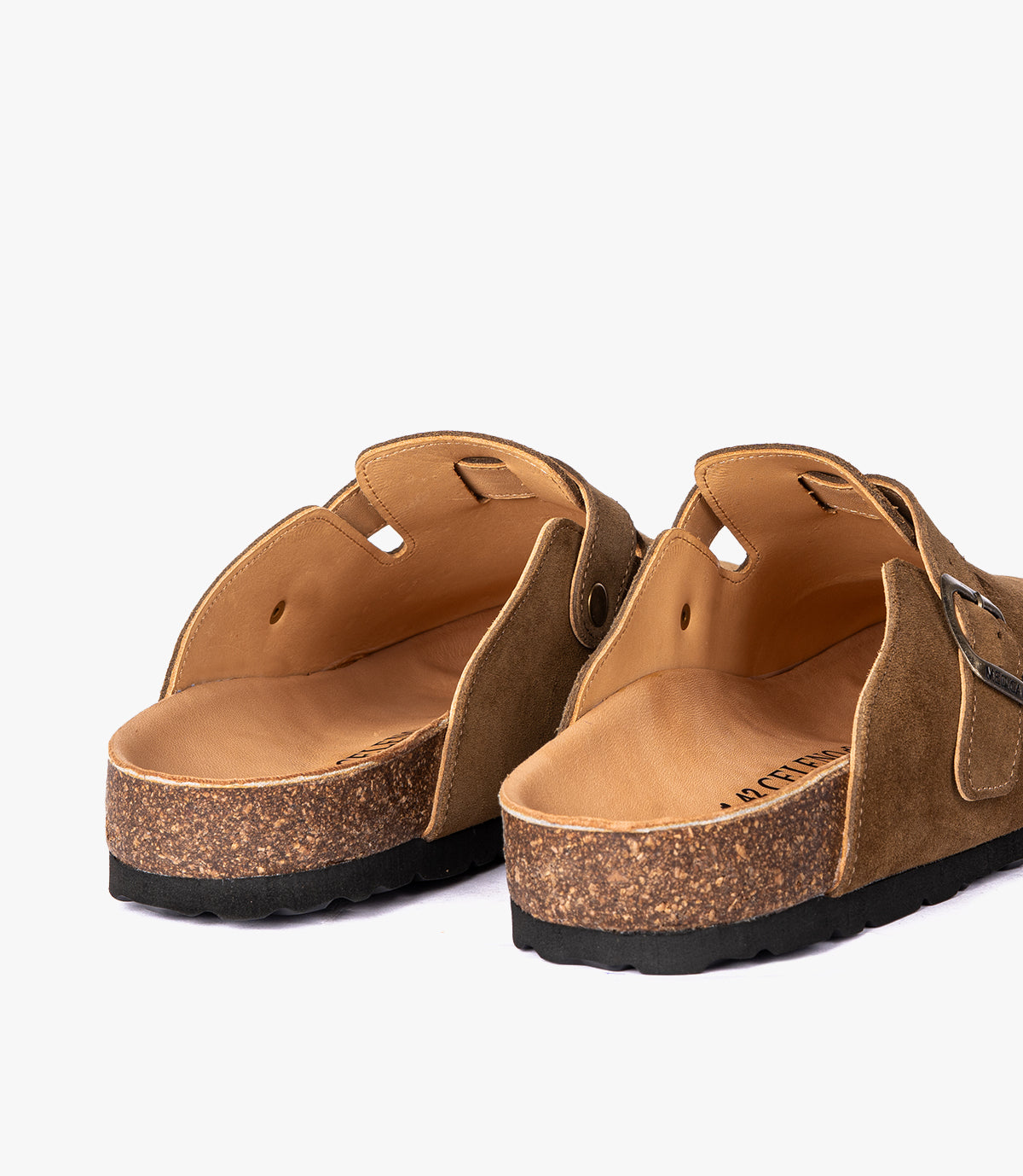 SABOT EN DAIM TABAC - SL07