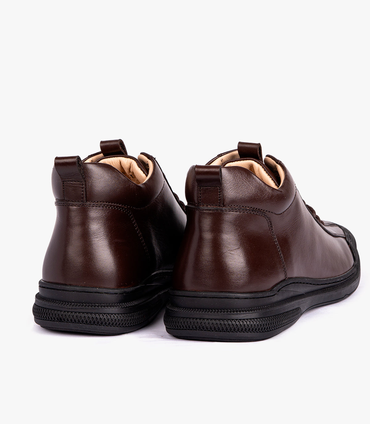 BOTTINE NIVEN EN CUIR MARRON - 346