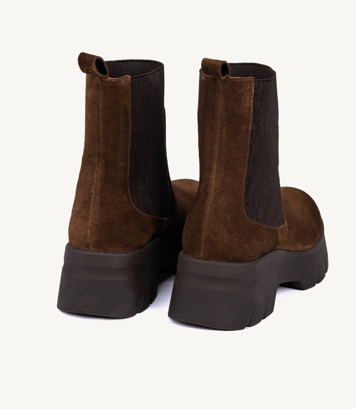 BOTTINE ANCLE EN DAIM, KAKI