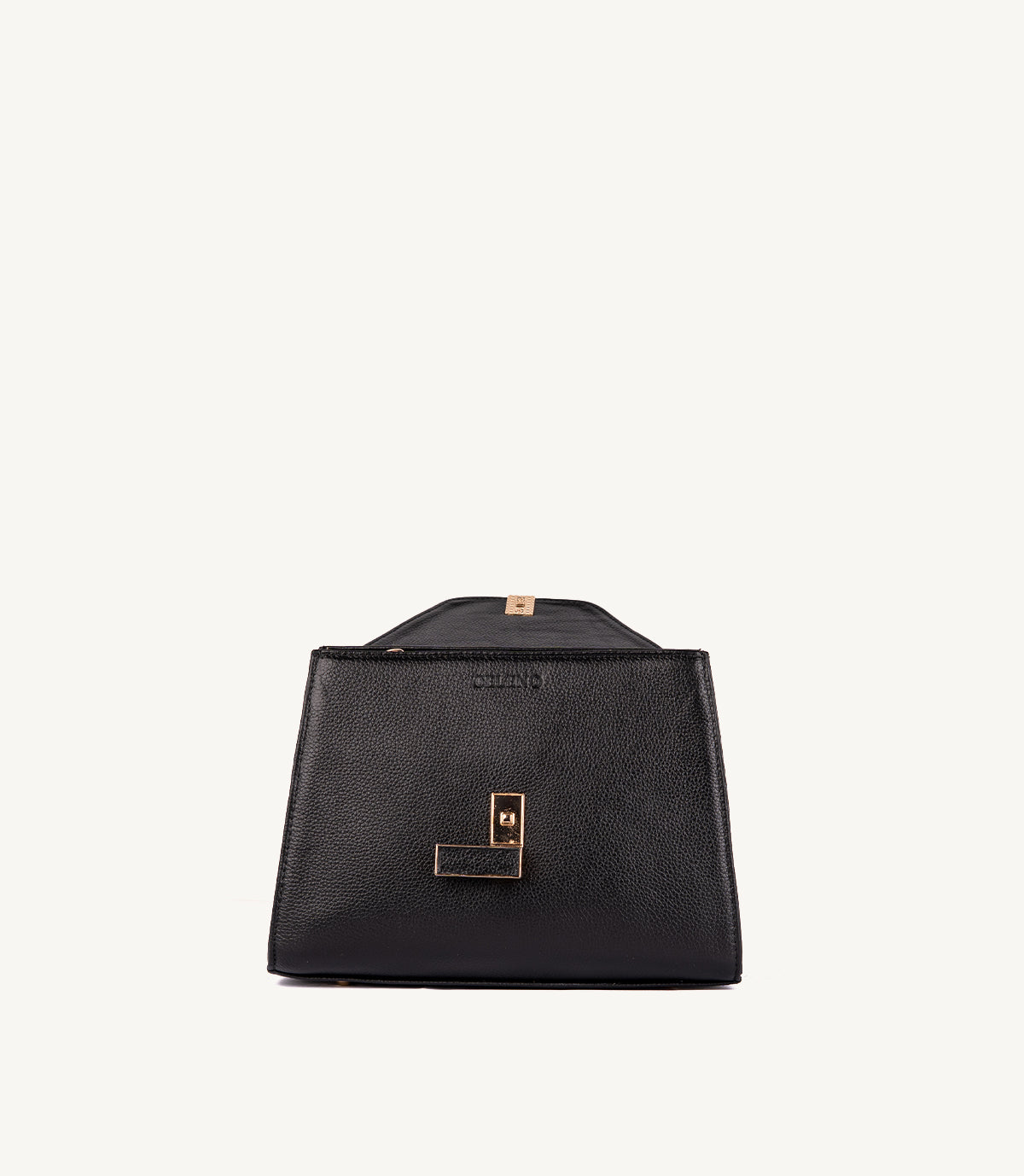 SAC VARENNE EN CUIR GRAINÉ NOIR - 036