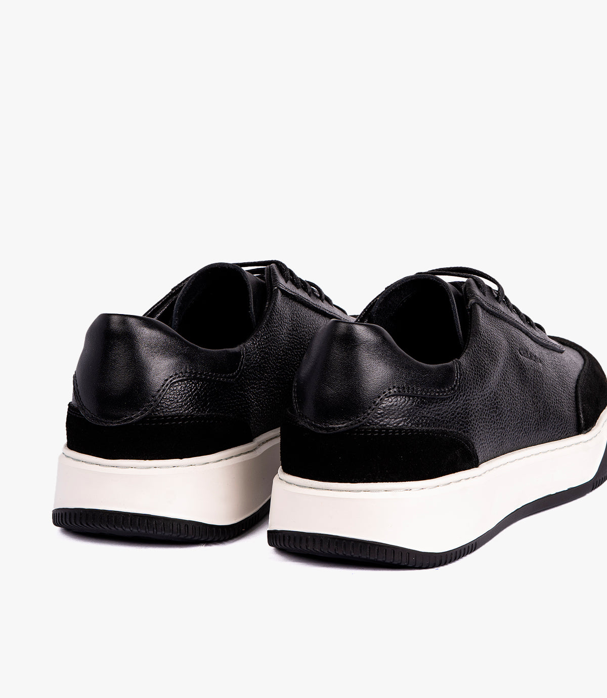 RIVOLI EN CUIR ET DAIM NOIR – CL7008