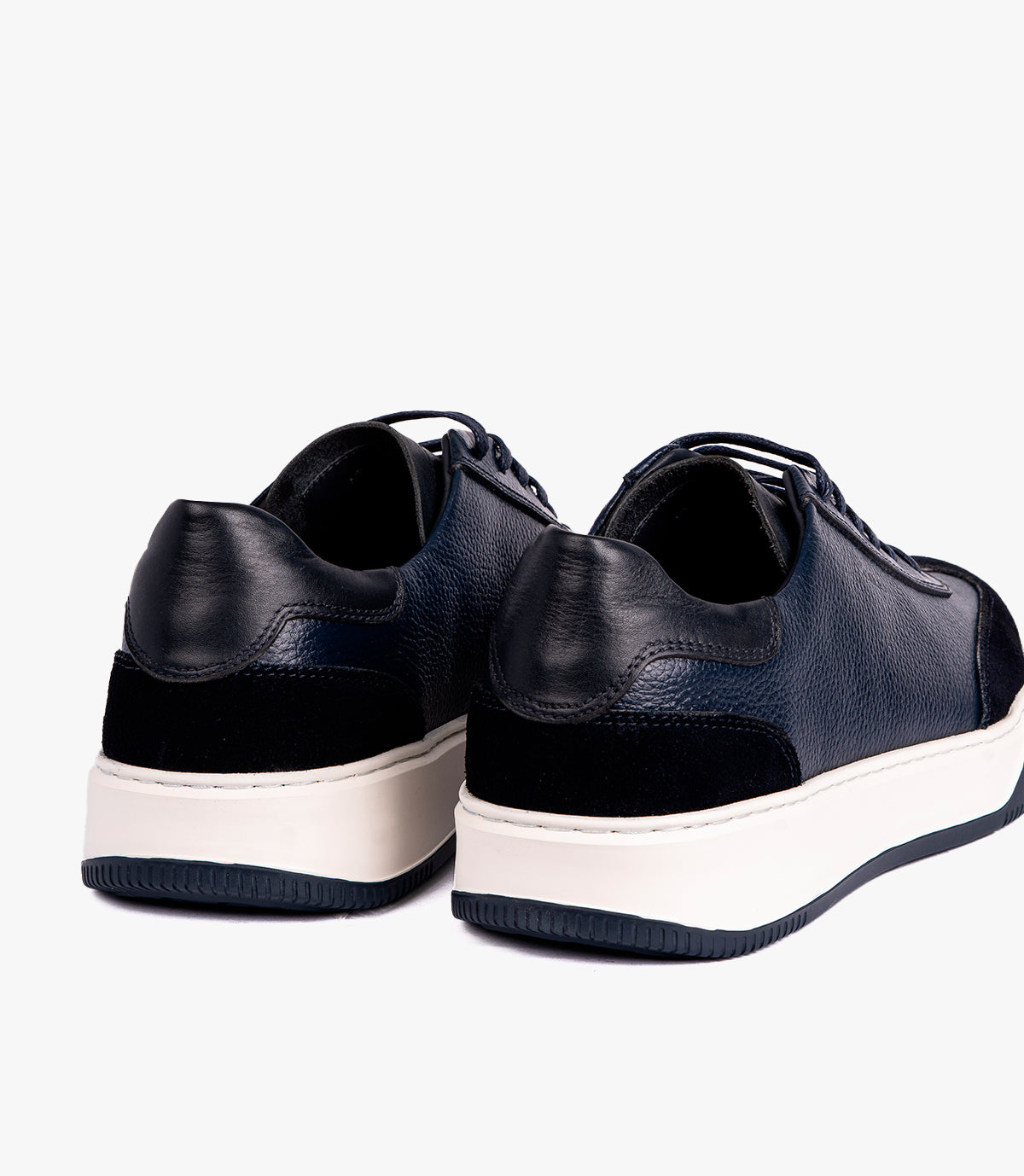 RIVOLI EN CUIR ET DAIM BLEU NUIT – CL7008