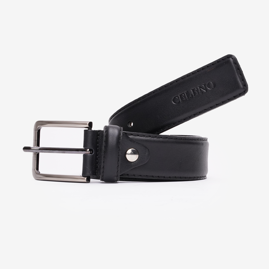 CEINTURE JAY en Cuir, Noir – CLCLASS